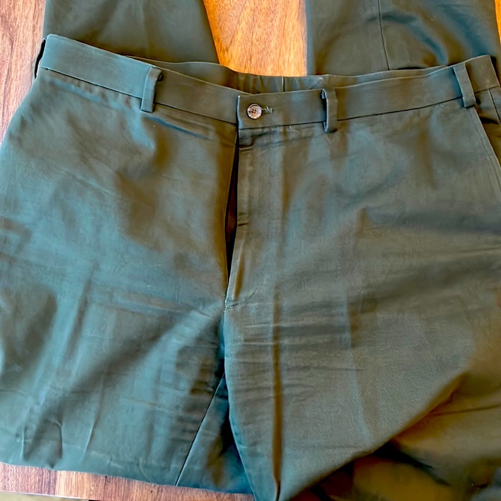 Forest Green Cotton Chinos | 40x33